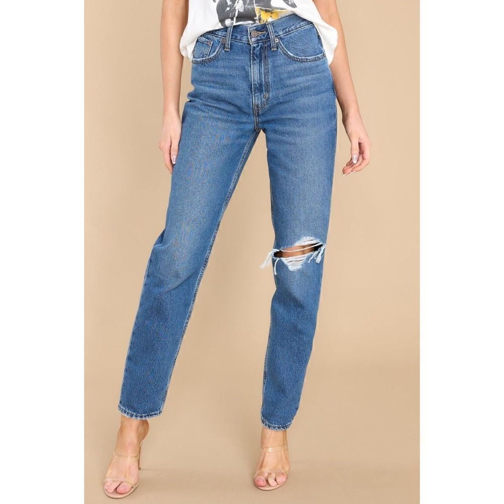 Levis 80s Mom Jeans Womens‎ 28x30 Medium Wash Tapered Leg A35060004